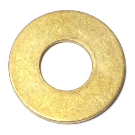 Flat Washer, Fits Bolt Size 1/2 In ,Brass 8 PK